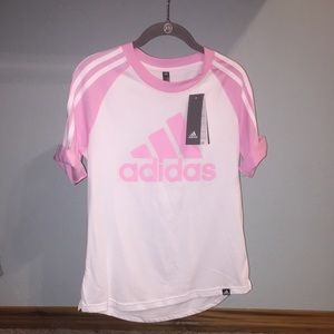 adidas Women's Badge of Sport Baseball Graphic Tee